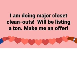 Major clean out of ALL our closets! Shopaholic 🤷‍